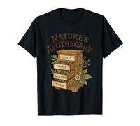 Nature's Apothecary Herbalist Botanical Herbs T-Shirt