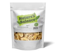 Nature's Balance Banana Chips 1kg Dried Banana Slices Natural Sweetened Crunchy Snack
