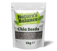 Nature's Balance Chia Seeds 1kg Raw Black Chia Seeds Omega 3 Fibre Source