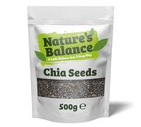 Nature's Balance Chia Seeds 500g Raw Black Chia Seeds Omega 3 Fibre Source