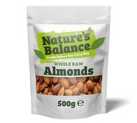 Natures Balance Whole Almonds Raw Vegan Nuts Unsalted 500g