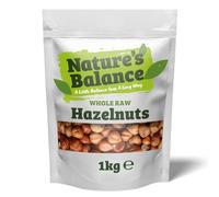 Natures Balance Whole Raw Hazelnut 1kg Natural Hazelnuts