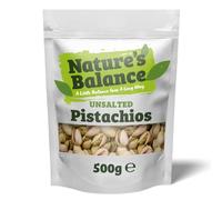 Nature's Balance Whole Raw Unsalted Pistachios No Added Salt in Shell 500g