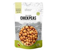 Nature's Bazaar Chilli & Lemon Chickpeas - 225g (Pack of 10) | Spicy & Zesty Crunchy Snack | High in Protein