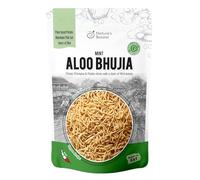 Nature's Bazaar Mint Aloo Bhujia - 225g (Pack of 10) Authentic Indian Snack