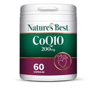Nature's Best Co Enzyme Q10, 200mg, 60 Capsules (2 Months' Supply) | High Strength CoQ10 Supplement, One, a, Day, High Potency, Fast Absorption, UK Made