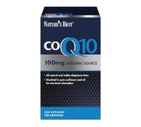 Nature's Best Co Enzyme Q10 - High Strength CoQ10 Supplement - One-a-Day - High Potency, Fast Absorption - UK Made - 100mg, 120 Capsules (4 Months' Supply)