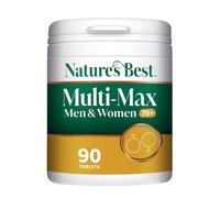 Nature's Best Multi, Max Multivitamin for Age 70+, 90 Tablets | Advanced Support Vitamin C, D and Calcium for Immune Support and Bone Health for Seniors, UK Made, 3 Months' Supply