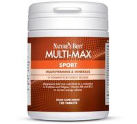 Nature's Best Multi-Max Multivitamin for Sport - Performance & Recovery Support - UK Made - 120 Tablets (2 Months' Supply)