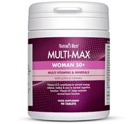 Nature's Best Multi-Max Multivitamin for Women Age 50+ - with Vitamin B6, Folic Acid, Zinc and More - UK Made - 90 Tablets (3 Months' Supply)