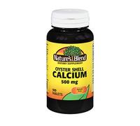 Nature's Blend, Nature's Blend Oyster Shell Calcium Tablets, 500 mg, 100 Tabs