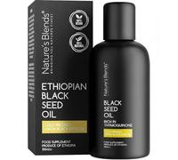 Nature's Blends 100% Natural Ethiopian Black Seed Oil Liquid - 100ml | Cold pressed Nigella sativa extract providing essential nutrients for robust immune defense, stronger hair, plus radiant skin