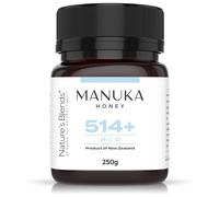 Nature's Blends 100% Pure Raw Manuka Honey MGO 514+ | 100% Pure Raw Honey from New Zealand | Supports Immunity, Gut Health & Wound Healing - 250g Glass Jar