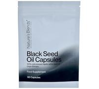 Nature's Blends 60 x Cold Pressed Black Seed Oil Capsules - Pure Ethiopian Nigella Sativa Blackseed Oil