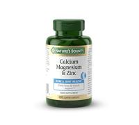 Nature's Bounty Calcium, Magnesium & Zinc - 100 Coated Caplets