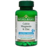 Nature's Bounty Calcium Magnesium & Zinc 100 Coated Tablets