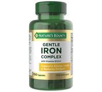 Nature's Bounty Everyday Energy Gentle Iron Complex With Vitamins B12 & C Capsules X 100 In Clear Clear One Size