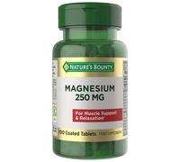 Nature's Bounty Magnesium 250mg Coated Tablets x 100