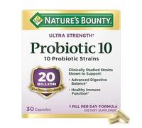Nature's Bounty Ultra Strength Probiotic 10, 20 Billion Live Cultures, 30 Capsules