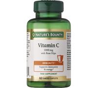 Nature's Bounty Vitamin C 1000 mg with Rose Hips 60 Coated Capsules