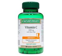Nature's Bounty Vitamin C 1000mg with Rose Hips - 60 Coated Caplets