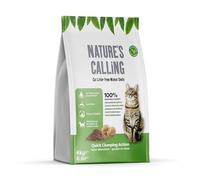Nature's Calling Cat & Kitten Litter - Walnut Shell, Ultra Absorbent Clumping, Biodegradable - 4 kg