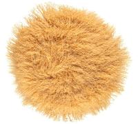 Natures Collection Curly Cake Cushion | 45 cm | 62 cm | 38 cm - Imperial Yellow - D45 cm