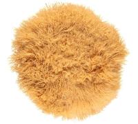 Natures Collection Curly Cake Cushion | 45 cm | 62 cm | 38 cm - Imperial Yellow - D62 cm