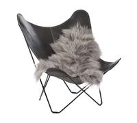 Natures Collection Icelandic Sheepskin | Long Wool | 100-120 cm - Grey Brisa