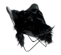 Natures Collection Mongolian Goatskin - Black
