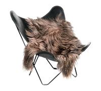 Natures Collection Mongolian Goatskin - Dusty Brown