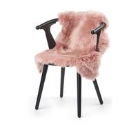 Natures Collection New Zealand Sheepskin | Long Wool | 100 cm - Rosa