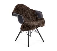 Natures Collection New Zealand Sheepskin | Short Curly Wool | Rug 115 cm - Cappuccino