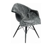 Natures Collection New Zealand Sheepskin | Short Curly Wool | Rug 115 cm - Graphite