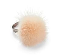 Natures Collection Ring Pom Pom - Peach Pink