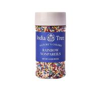 Nature's Colors Rainbow Nonpareils 3.3 oz Jar | Natural, Rainbow, Vegan, Red-3 Free, Top 9 Allergen-Free