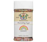 Nature's Colors, Rainbow Sugar, Pure Sugar Sprinkles for Baking and Decorating, Small, 3.3 Oz Jar (Pack of 1)