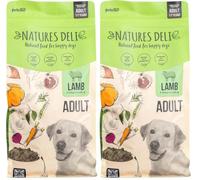 Natures Deli Adult Dry Dog Food, Lamb & Rice, 2 kg (2-Pack)
