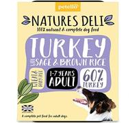 Natures Deli - ADULT TURKEY -WHEAT & GLUTEN FREE - WET DOG FOOD - 400g Trays x14