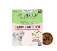 Natures Deli Adult Wet Dog Food Trays, Salmon & White Fish, 395 g (7-Pack)