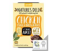 Natures Deli Chicken and Brown Rice Wet Dog Food - 7 x 400g