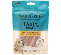 Natures Deli Chicken, Sweet Potato And Broccoli Sticks Dog Treats - 100g