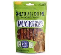 Natures Deli Duck Wrapped Rawhide Twist - Size: 120g - Treats for Dogs