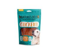 Natures Deli Chicken Jerky Dog Treats, Grain Free Low Fat Treats for Dogs, High Protein Dog Chews - 100 g