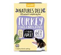 Natures Deli Natural Complete Adult Dog Food - Turkey - 7 x 400g