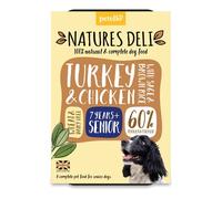 Natures Deli Natural Complete Senior 7+ Dog Food - Chicken and Turkey - 7 x 400g