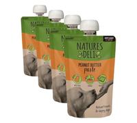 Natures Deli Peanut Butter Paste Dog Treat for Feeding Mat, Dog Food Topper, Hypoallergenic Wet Reward Treat for Dogs, 100 g (Pack of 4)