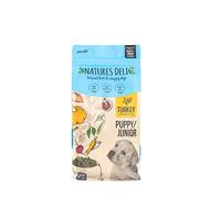 Natures Deli Puppy/ Junior Dry Dog Food, Natural Complete Hypoallergenic Food for Dogs, Suitable for All Breeds, Turkey and Rice - 12 kg