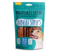 Natures Deli Soft Beef Strips - Size: 100g - Treats for Dogs