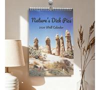 Natures Dicks Pics Calendar 2026, Funny Wall Calendar 2026, Dicks In Nature Prank Gag Gift For Men (blue)